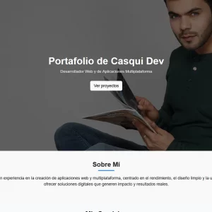 Portafolio Profesional hecho en HTML5, CSS3 y JS